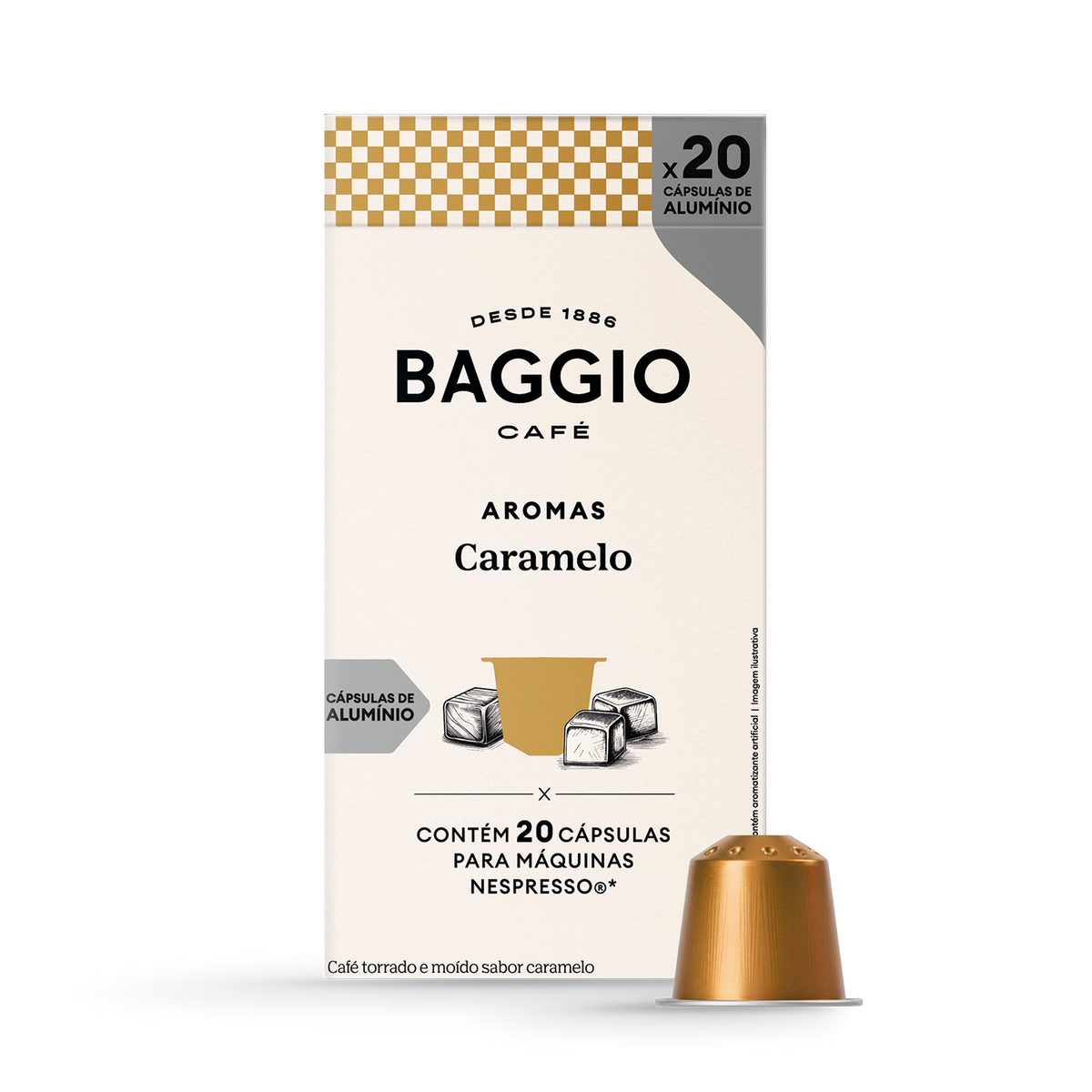 Cápsula de café Baggio Aromatizado Caramelo para Nespresso