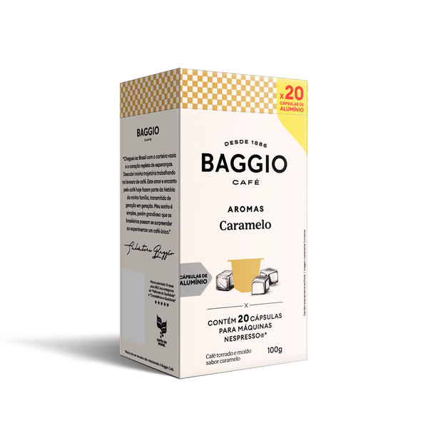 Baggio Aromas Caramelo - 20 Cápsulas p/ Nespresso*