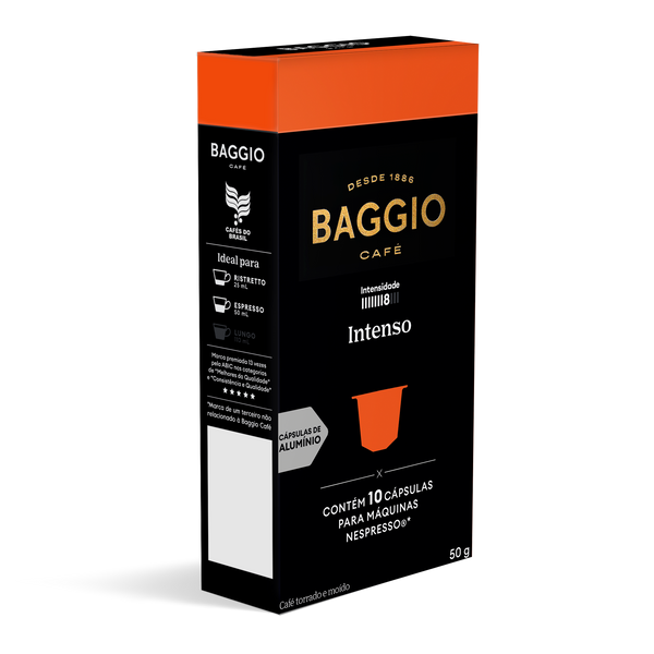 Baggio Intenso - 10 Cápsulas p/ Nespresso*