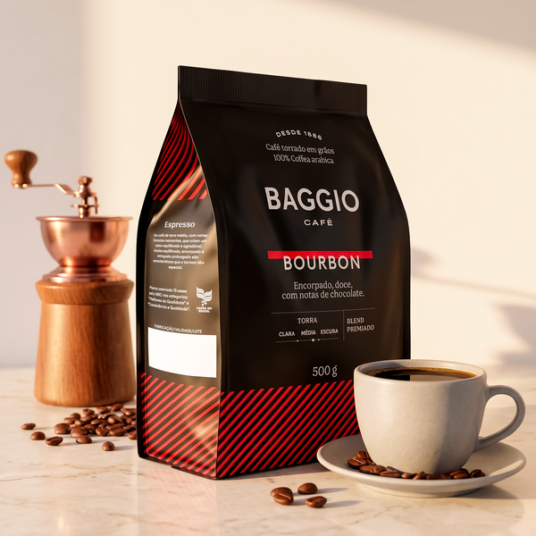 Baggio Café Bourbon 500g Grãos