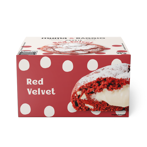 Cookie Recheado Sabor Red Velvet 75g - 1 unidade