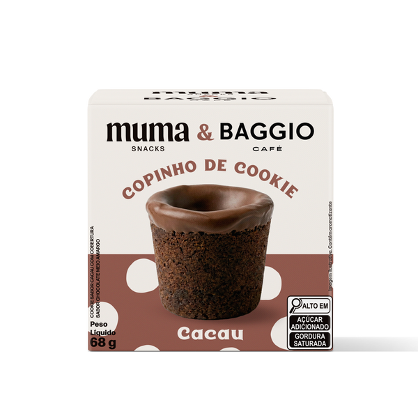 Copinho de Cookie Sabor Cacau 68g - 1 unidade
