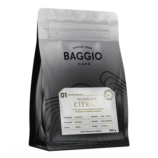 Baggio Café Microlote Cítrico – Grãos 250g