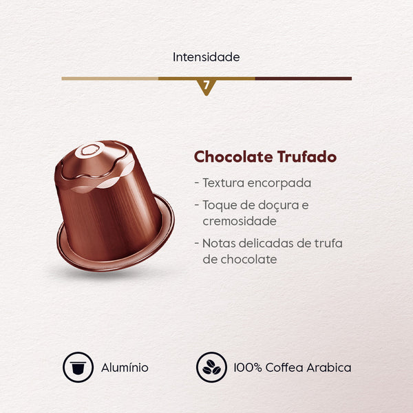 Baggio Aromas Chocolate Trufado - 10 Cápsulas p/ Nespresso*