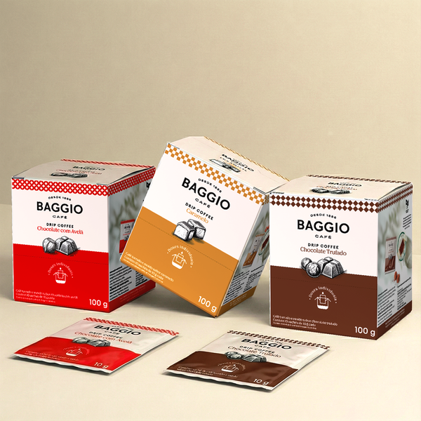 Baggio Chocolate com Avelã - Drip Coffee 10 sachês