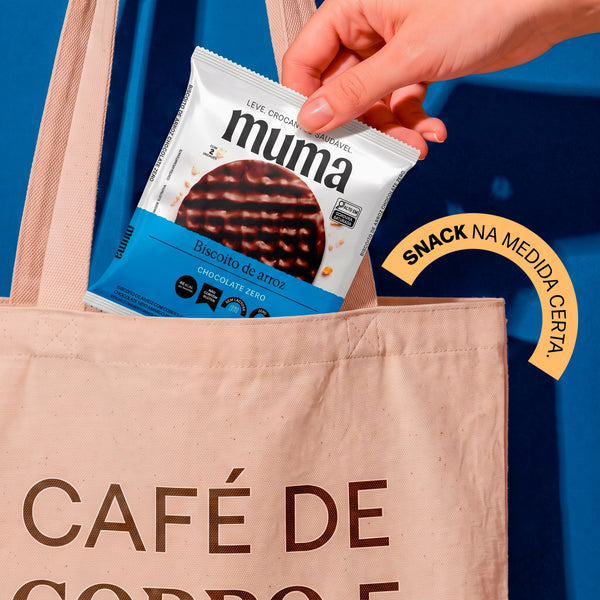 Biscoito de Arroz Chocolate Zero 30g - Muma Snacks