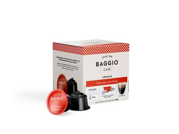 Baggio Aromas Chocolate com Avelã - 10 Cápsulas p/ Dolce Gusto*