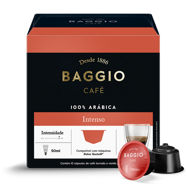 Baggio Intenso - 10 Cápsulas para Dolce Gusto ® - Assinatura 15% OFF