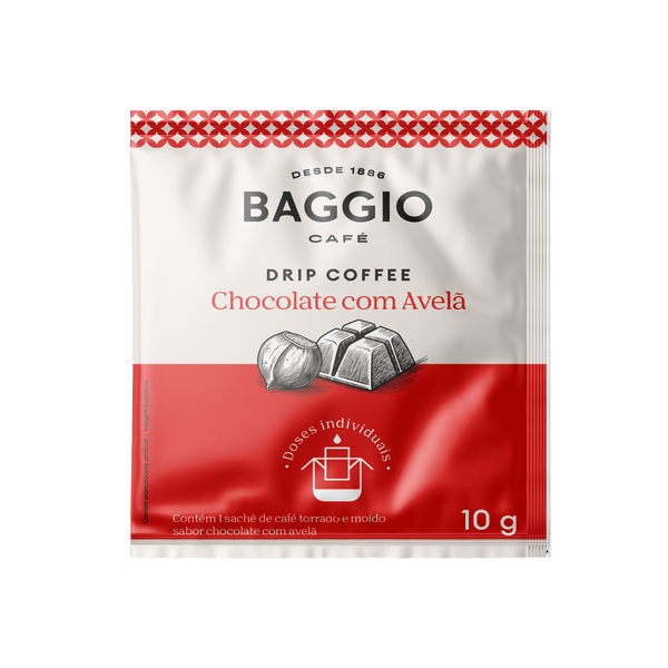 Baggio Chocolate com Avelã - Drip Coffee 10 sachês