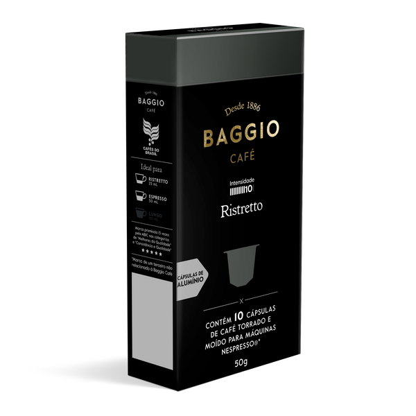 Baggio Ristretto - 10 Cápsulas p/ Nespresso*