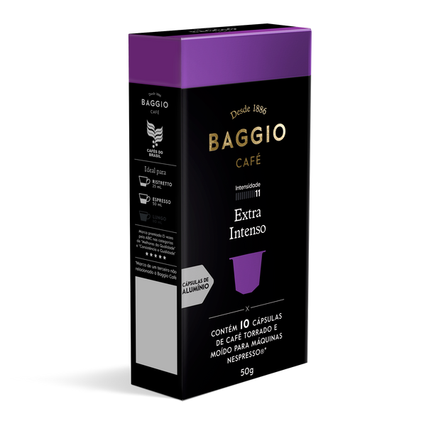 Baggio Extra Intenso - 10 Cápsulas p/ Nespresso* - Assinatura 15% OFF