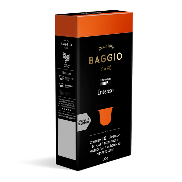 Baggio Intenso - 10 Cápsulas p/ Nespresso* - Assinatura 15% OFF