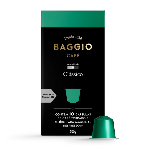 Baggio Clássico - 10 Cápsulas p/ Nespresso*
