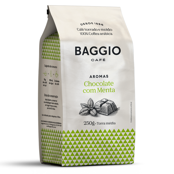 Baggio Aromas Chocolate com Menta - 250g