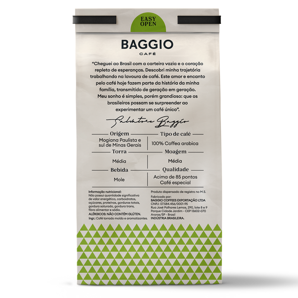 Baggio Aromas Chocolate com Menta - 250g