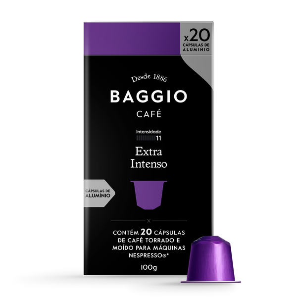 Baggio Extra Intenso - 20 Cápsulas p/ Nespresso*