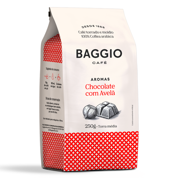 Baggio Aromas Chocolate com Avelã - 250g - Assinatura 15% OFF