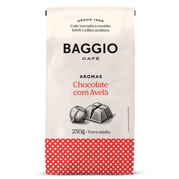 Baggio Aromas Chocolate com Avelã - 250g - Assinatura 15% OFF