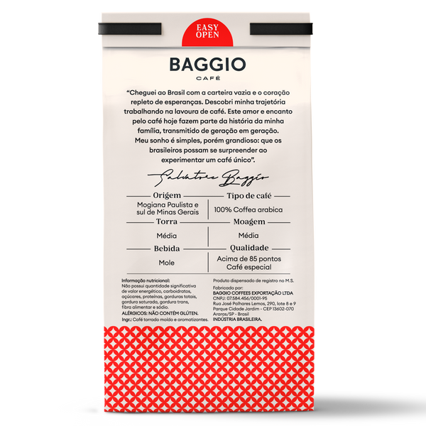 Baggio Aromas Chocolate com Avelã - 250g - Assinatura 15% OFF