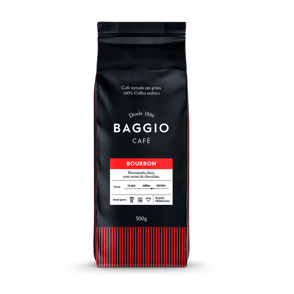 Baggio Café Bourbon 500g Grãos - Assinatura 15% OFF