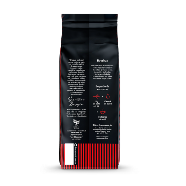 Baggio Café Bourbon 500g Grãos - Assinatura 15% OFF