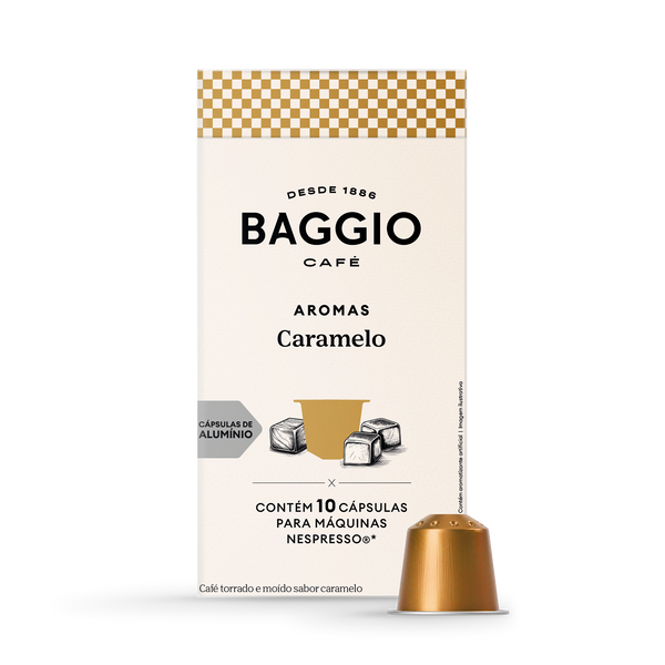 Baggio Aromas Caramelo - 10 Cápsulas p/ Nespresso*
