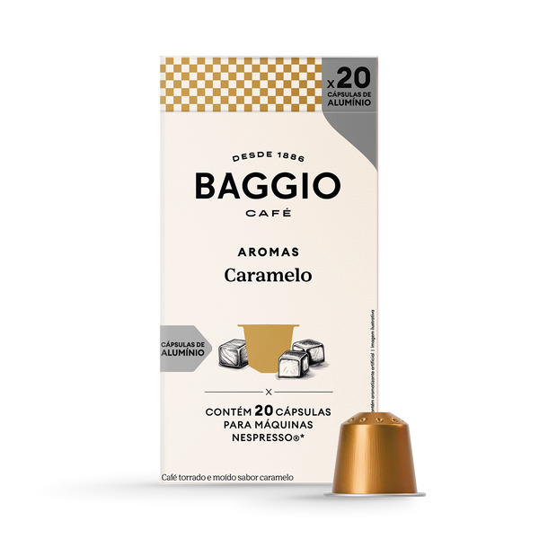 Baggio Aromas Caramelo - 20 Cápsulas p/ Nespresso*