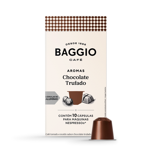 Baggio Aromas Chocolate Trufado - 10 Cápsulas p/ Nespresso*