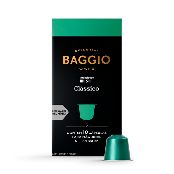 Baggio Clássico - 10 Cápsulas p/ Nespresso* - Assinatura 15% OFF