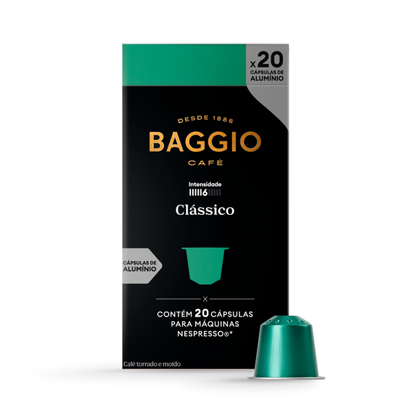 Baggio Clássico - 20 Cápsulas p/ Nespresso*