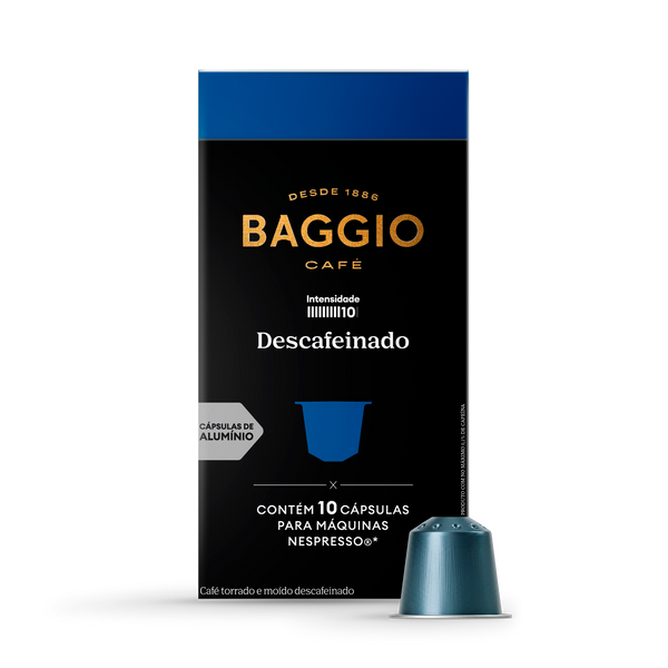 Baggio Descafeinado - 10 Cápsulas p/ Nespresso*