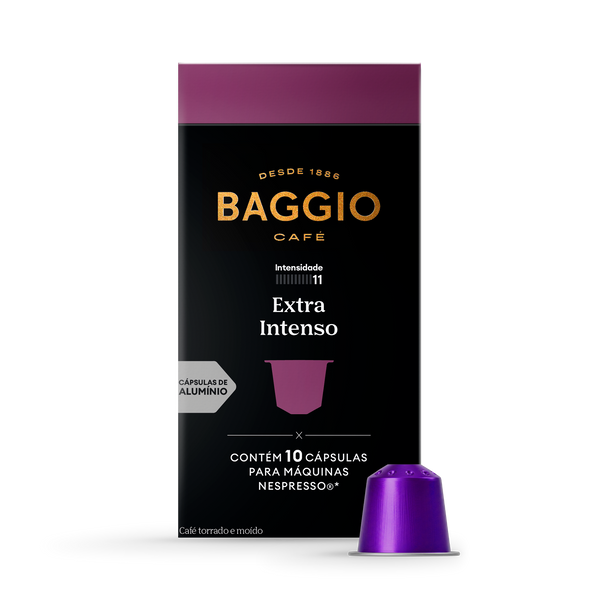 Baggio Extra Intenso - 10 Cápsulas p/ Nespresso*