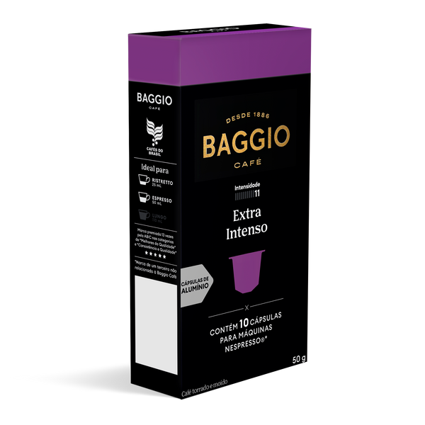 Baggio Extra Intenso - 10 Cápsulas p/ Nespresso*