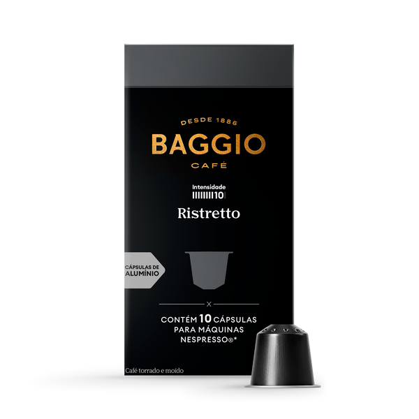 Baggio Ristretto - 10 Cápsulas P/ Nespresso* - Assinatura 15% Off