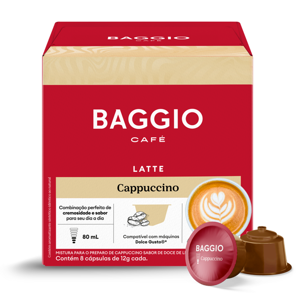 Baggio Cappuccino - 08 Cápsulas p/ Dolce Gusto