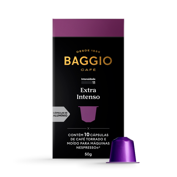 Baggio Extra Intenso - 10 Cápsulas p/ Nespresso*