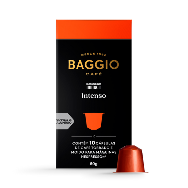 Baggio Intenso - 10 Cápsulas p/ Nespresso*