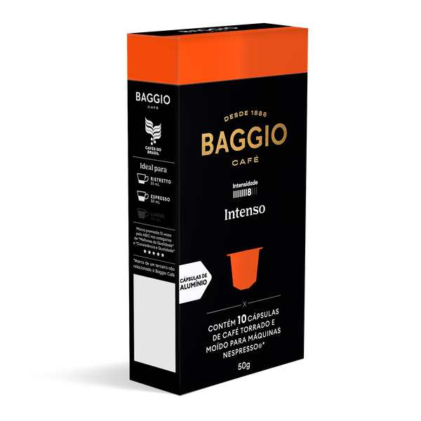 Baggio Intenso - 10 Cápsulas p/ Nespresso*