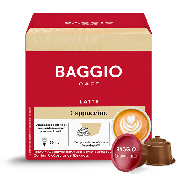 Baggio Cappuccino - 08 Cápsulas p/ Dolce Gusto