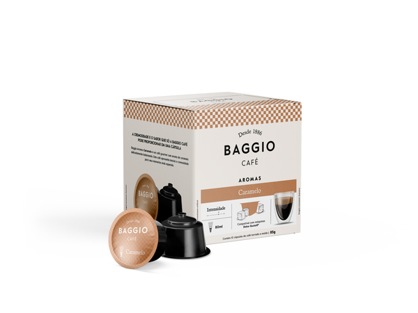 Baggio Aromas Caramelo - 10 Cápsulas para Dolce Gusto ® - Assinatura 15% OFF