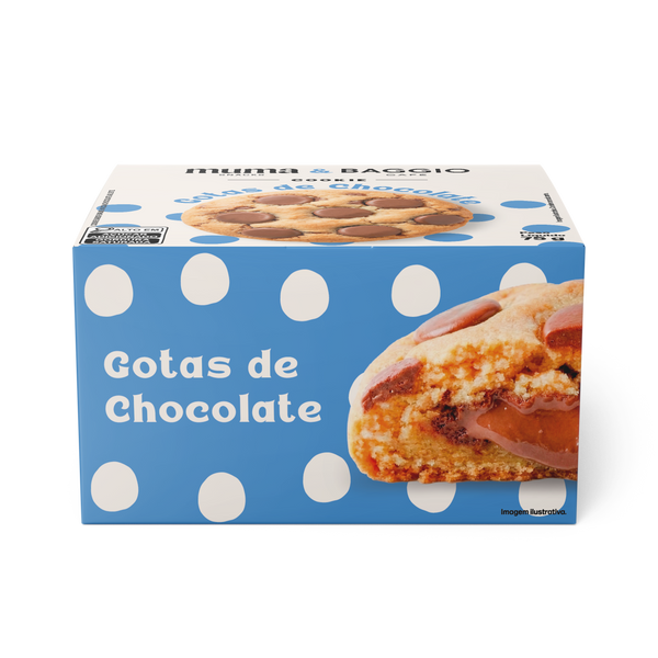 Cookie Recheado Sabor Gotas de Chocolate 75g - 1 unidade