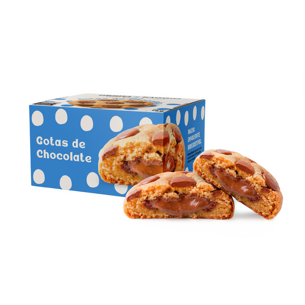 Cookie Recheado Sabor Gotas de Chocolate 75g - 1 unidade