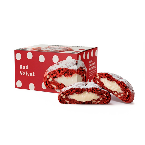 Cookie Recheado Sabor Red Velvet 75g - 1 unidade
