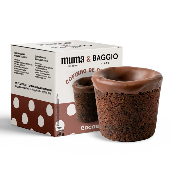 Copinho de Cookie Sabor Cacau 68g - 1 unidade