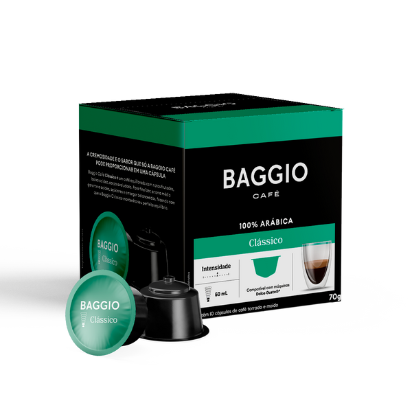 Baggio Clássico - 10 Cápsulas p/ Dolce Gusto*