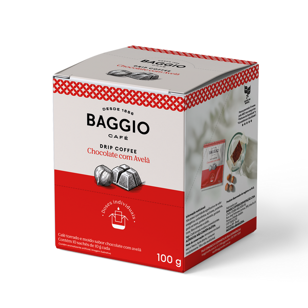 Baggio Chocolate com Avelã - Drip Coffee 10 sachês