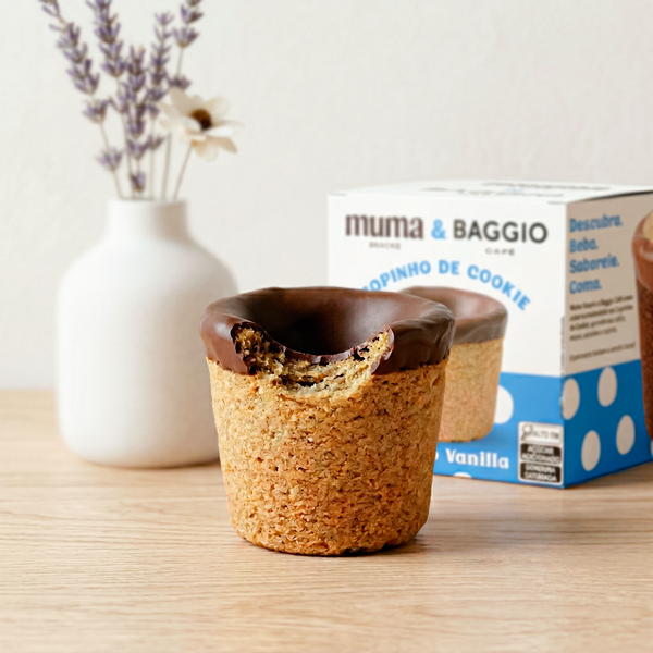 Copinho de Cookie Sabor Choco Vanilla 68g - 1 unidade