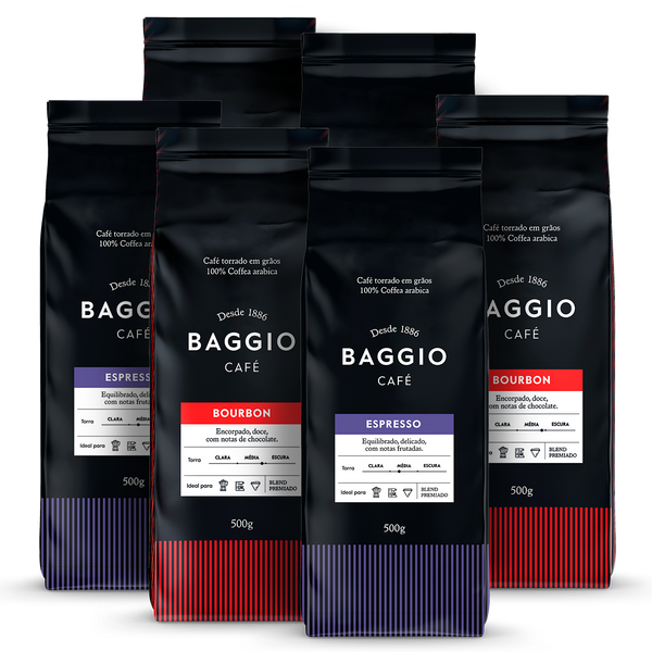 Kit Escritório Baggio Café 3kg Grãos