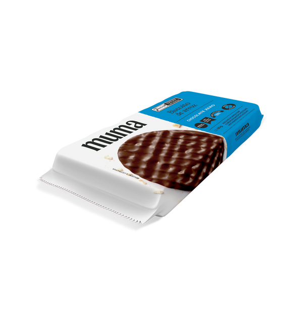 Biscoito de Arroz Chocolate Zero 60g - Muma Snacks