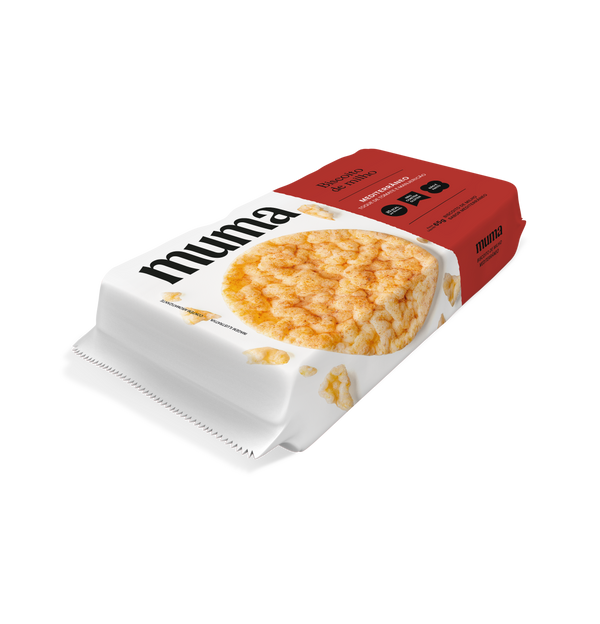 Biscoito de Milho Sabor Mediterrâneo 65g Muma Snacks